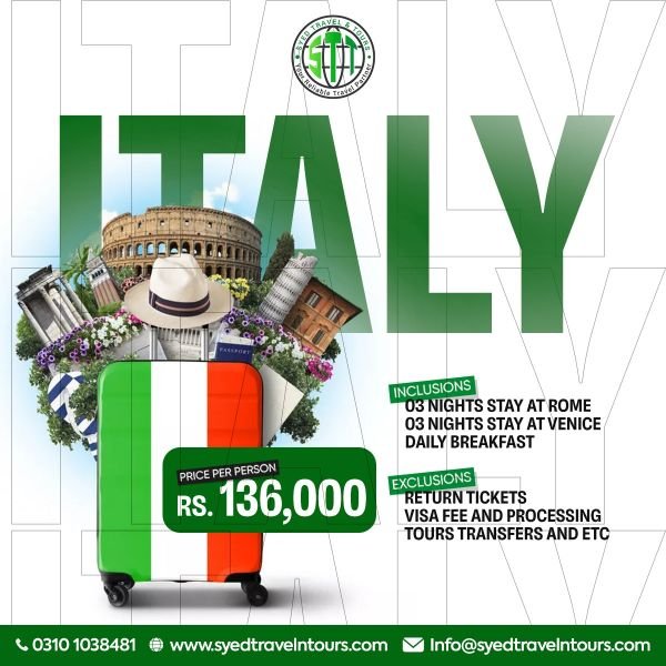 Italy 2024 Tour Package