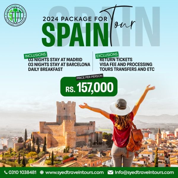 Spain 2024 Tour Package