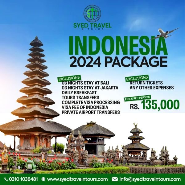 Indonesia 2024 Tour Package